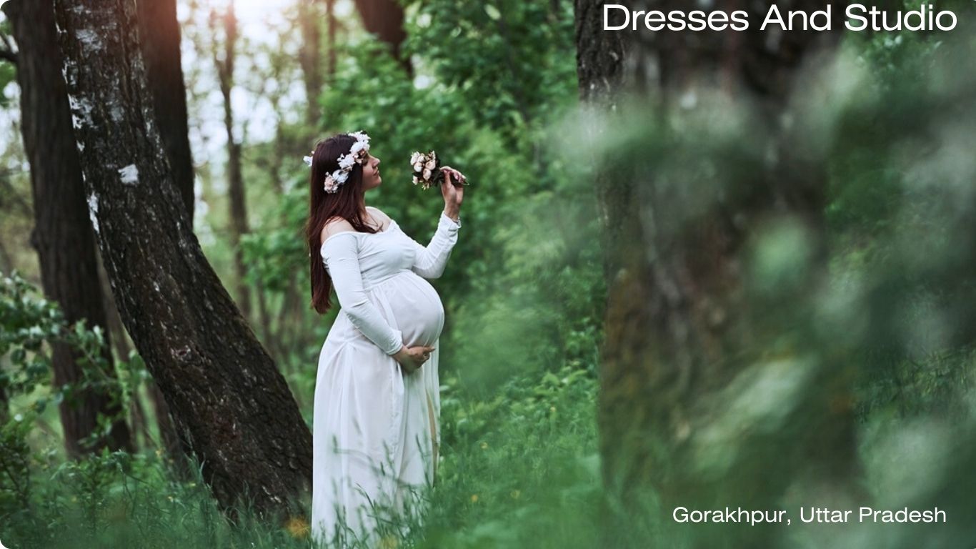 Best Maternity Shoot – Capture the Glow of Motherhood with Dresses And Studio