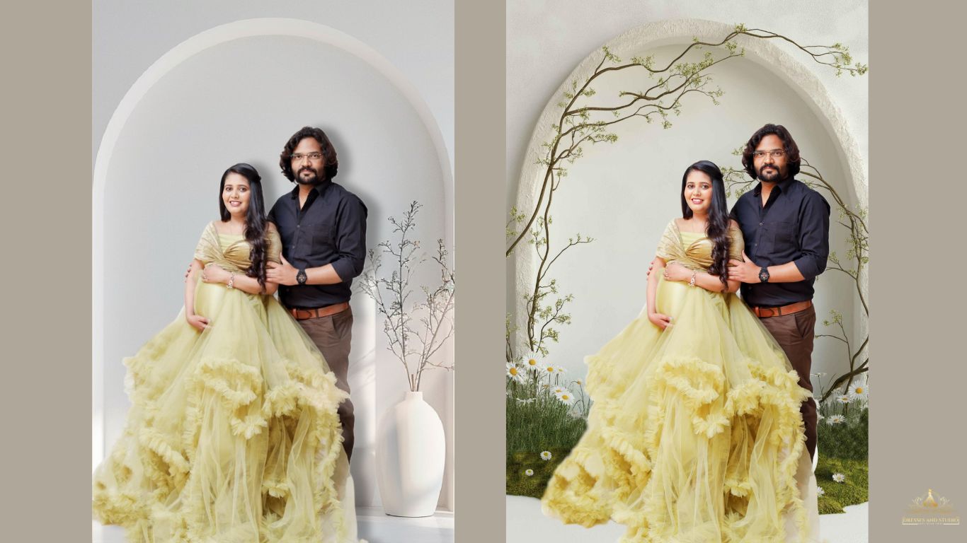 Baby Shoot with Mom in Gorakhpur – Celebrate Unbreakable Bonds with Dresse And Studio
