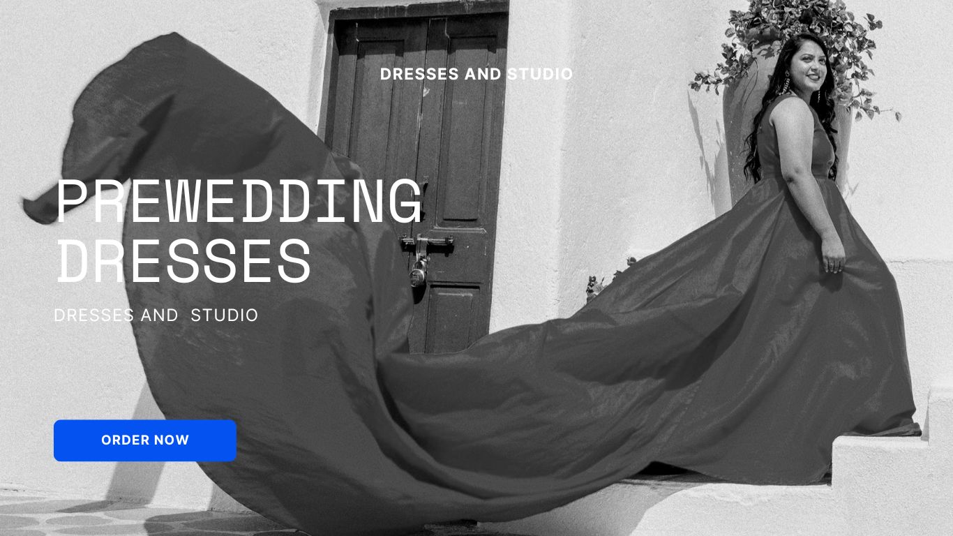 Long Trail Gown for Pre-Wedding – Rent the Perfect Look at Dresse And Studio, Gorakhpur