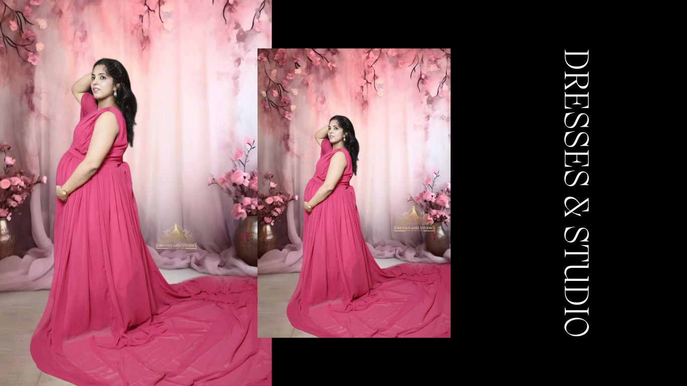 Maternity Shoot in Gorakhpur with Dress – Capture Your Glow with Dresses And Studio