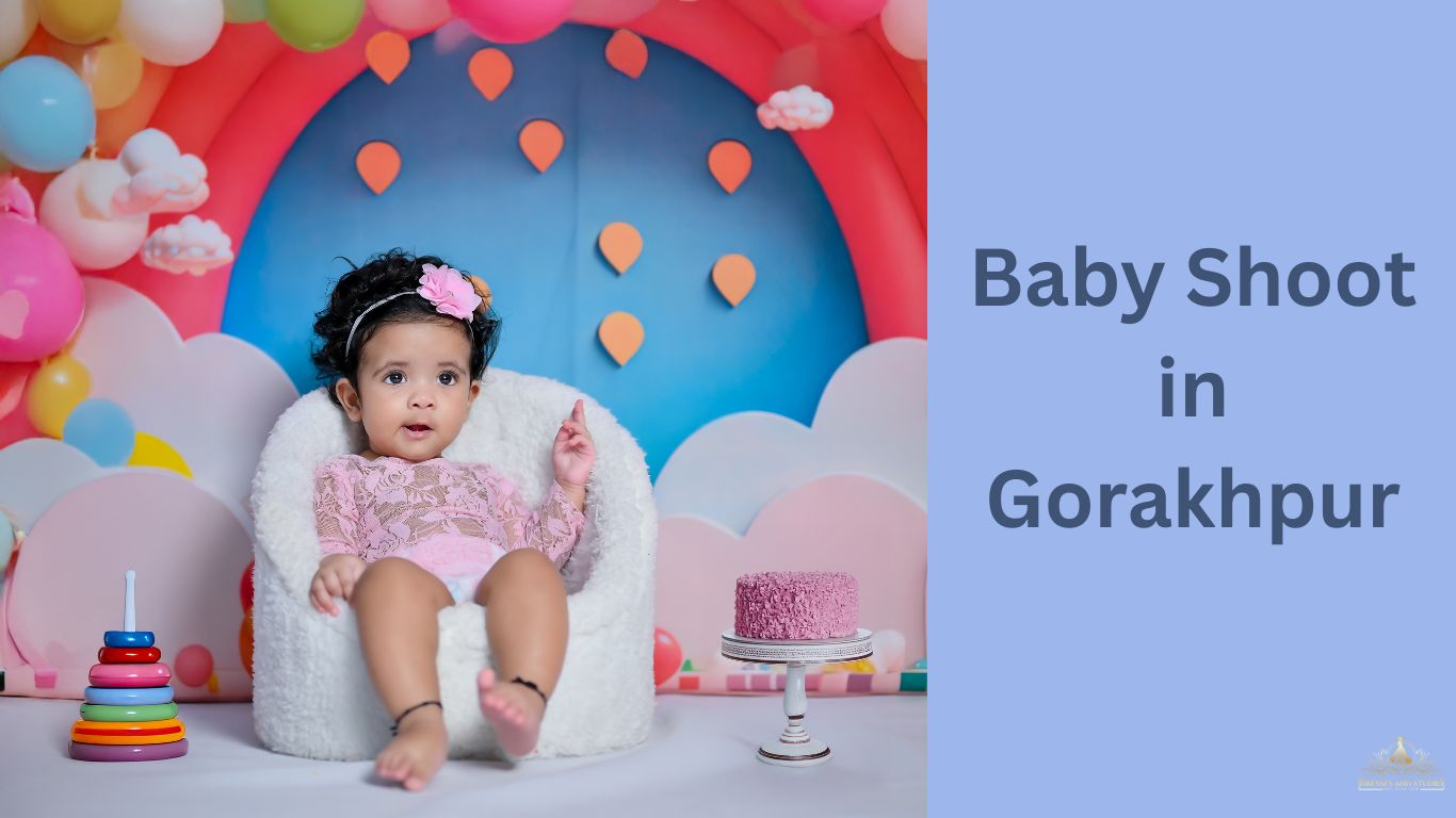 Best Baby Shoot in Gorakhpur – Capture Adorable Moments with Dresses And Studio